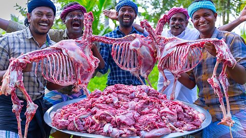 BONE LESS MEAT | Meat Ball Recipe Cooking in Village | Mutton Keema Recipe