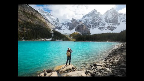 Barrons-nous au CANADA - PAYSAGES ET NATURE infinie de l'ALBERTA.