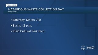 Hazardous waste collection day Cape Coral