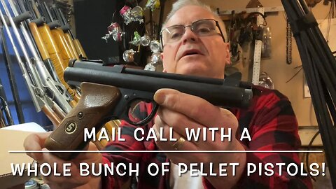 Huge mail call, with a pile o pistols! Webley, Diana, Sheridan, Crosman, Hahn & Hy score. Wow!