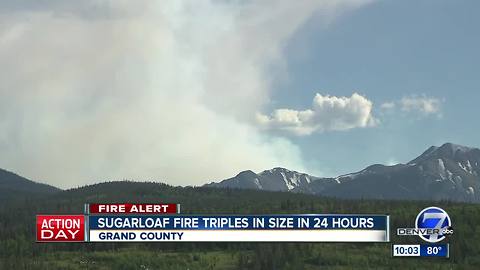 Colorado wildfires: Crews struggle to control fast-moving Spring Fire