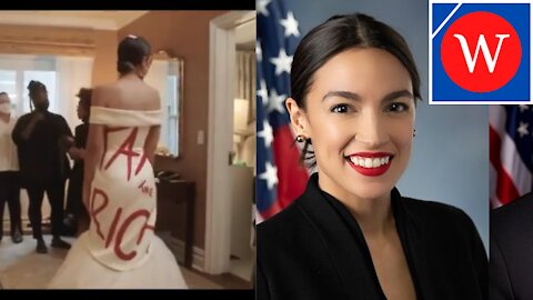 AOC & Boyfriend Go Mask-less At Met Gala