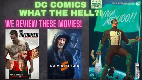 The Informer and Samaritan movie reviews! Kyle Rayner Hispanic Heritage cover art...UGH!