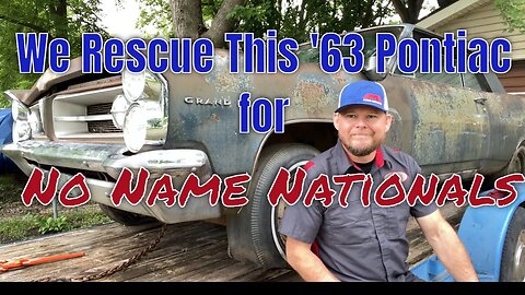 Digging a 63 Pontiac Grand Prix Out of the Woods after 30 years