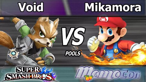 CLG|Void (Sheik & Fox) vs. Mikamora (Mario) - Wii U Pools - Momocon 2017