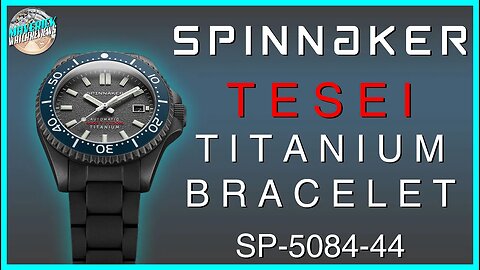 Titanium Upgrade! | Spinnaker Tesei 200m Automatic Diver SP-5084-44 Unbox & Review