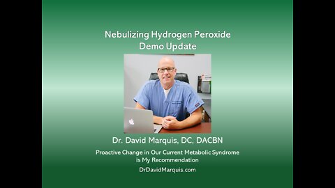 Hydrogen Peroxide Nebulizing Demo