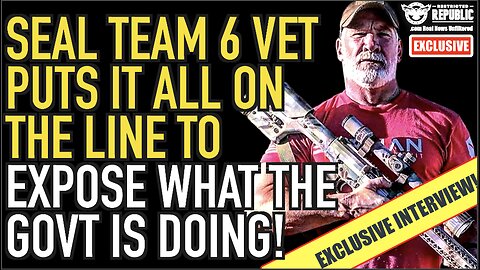 Exclusive Interview! Seal Team 6 Vet Puts It All On The Line To Expose What The Government Is Doing!