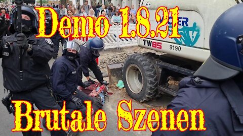 Brutale Szenen: Wie Berliner Polizei bei der verbotenen "Corona-Demo" zugriff