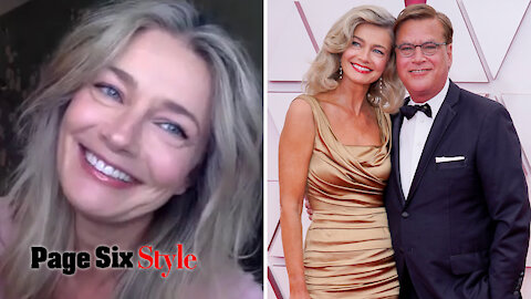 How Paulina Porizkova prepared for her Oscars red carpet debut with Aaron Sorkin