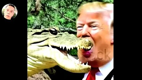 AI - Trump eating Crocodiles. #donaldtrump @historyoftheworld852