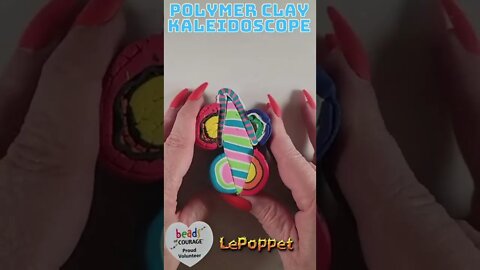 Polymer Clay Kaleidoscope by LePoppet