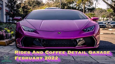 Rides and Coffee Detail Garage Feb 2022