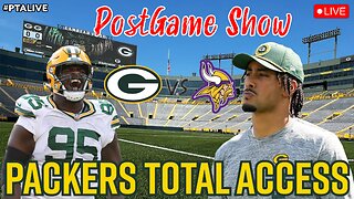 LIVE PACKERS VIKINGS POSTGAME SHOW | Packers Total Access | Green Bay Packers Vikings Highlights