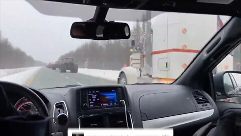 QUEBEC CONVOY IS GROWING ON THE ROAD