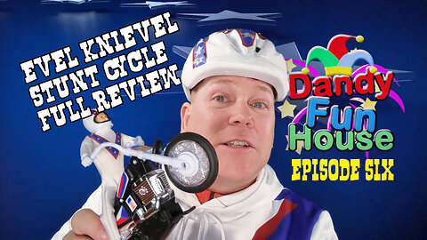 EVEL KNIEVEL STUNT CYCLE Review pt 13 - Fixing the Loose Helmet!