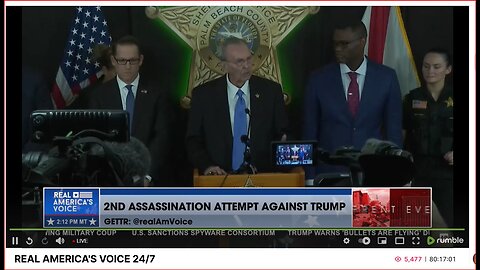 Livestream update on 2nd assassination attempt on Donald J Trump