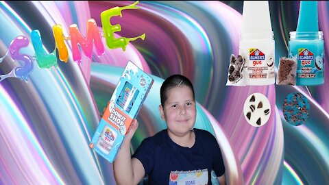 Elmer's Donut Shop Slime Unboxing & Review