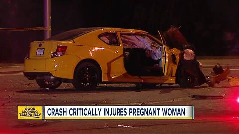 Pregnant woman in critical condition, unborn child killed in Ulmerton Road crash