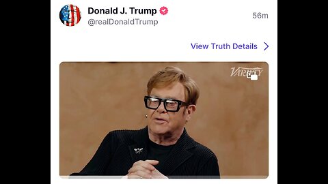 Trump Truth | Elton John (Patriots In Control)