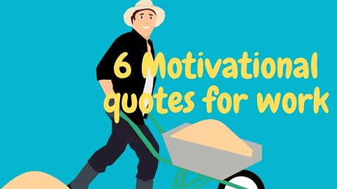 #workquotes #motivationalquotes #successquotes #shortvideo 6 Motivational quotes for work