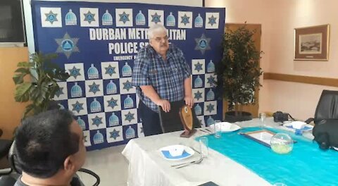 SOUTH AFRICA - Durban - Metro police farewell (Video) (5w4)