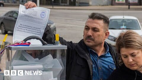 Russia ‘referendums’: Last day of voting in occupied Ukraine regions - BBC News