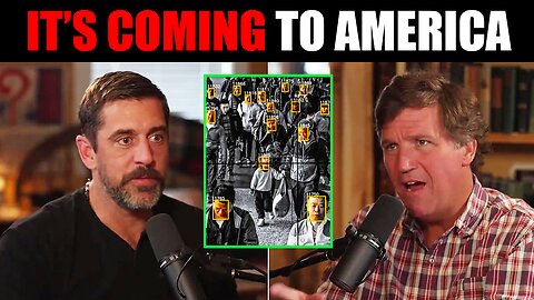 "Social Credit Score is Starting" Aaron Rodgers and Tucker Carlson on 1984 | Prophetic Warning