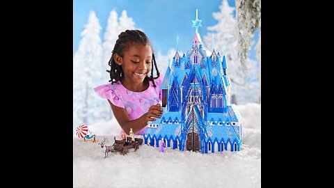 Disney Store Official Frozen 2 Magic Light & Music Castle Playset - 3 Year Old Girl Gift, Anna and Elsa Dolls - includes Frozen , Interactive Rooms & Features . Disney Store Official Frozen Toy: Make playtime magical with our Frozen 2 Magic Light