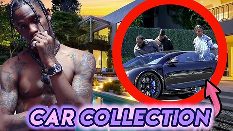 Travis Scott | Car Collection | Bugatti Chiron, Lamborghini Huracan, Lamborghini Aventador, Ferrari