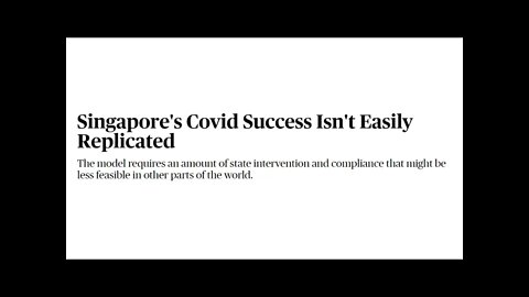 Flattening The Curve In Singapore