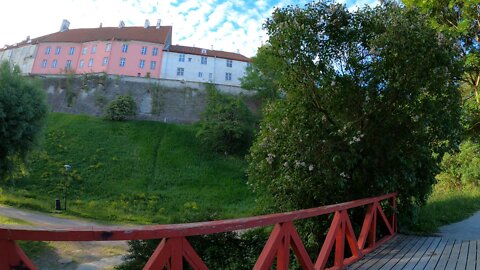 Pink Building Atop A Wall Atop A Hill Revisited