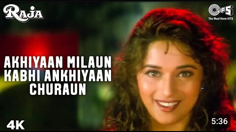 Akhiyaan Milaoon Kabhi Video Song Raja Madhuri Dixit & Sanjay Kapoor Alka & Udit