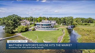 Matthew Stafford's $6.5 million Bloomfield Township home up for sale