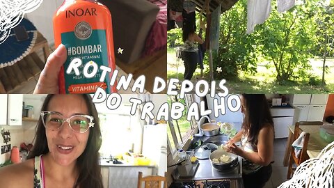 Rotina depois de um dia de trabalho - Shampoo maravilhoso - Vlog