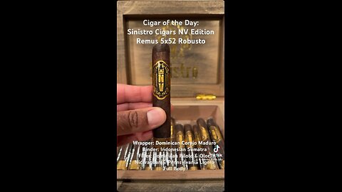 Sinistro Cigars NV Edition Remus 5x52 Robusto #Shorts #Cigars #Short #Cigar #SNTB