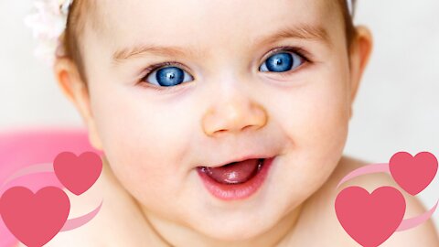 Cute Little Baby Girl Doing Funny Dance at the Supermarket