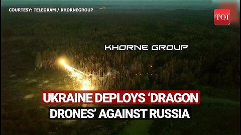 'Dragon Drones' Enter Ukraine War For The First Time; New Weapon Drops Molten Metal On Enemy Troops