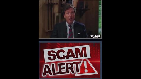 ⚠️ SCAM ALERT ⚠️ 🗣FAKE TUCKER CARLSON SPEAKS ABOUT TRUMP'S GOLDEN COINS!