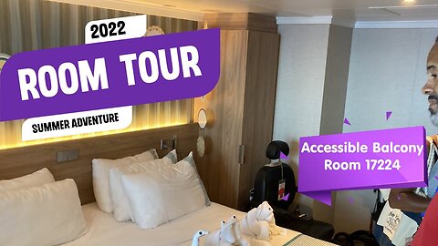 Carnival Mardi Gras Room 17224 Accessible Balcony | Room Tour | Cabin Tour | Travel Vlog