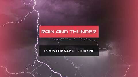 EPIC THUNDER & RAIN | Rainstorm Sounds for Relaxation, Concentration, or Sleep