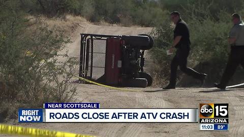 Woman seriously injured in Scottsdale ATV crash