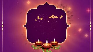 Happy Diwali Celebration video card