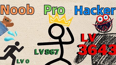 NOOB vs PRO vs HACKER - Hit & Run: Solo Leveling | @PocketBear470