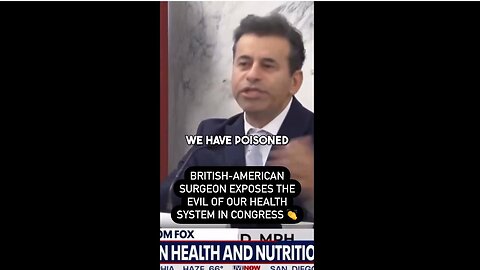 “We’ve got to talk about food as medicine” - British American Surgeon to Congress