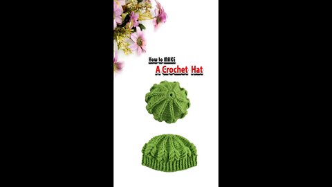 How To Crochet A Braided Hat #Shorts