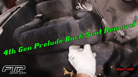 92-96 Prelude How To Remove The Back Seats Quick Tech