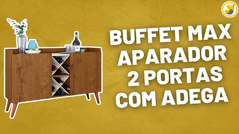 Buffet Max Aparador 2 Portas com Adega Zanzini