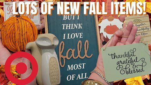 CUTE NEW PUMPKINS AND FALL DECOR! | TARGET DOLLAR SPOT | STORE WALK THRU! | #target #halloween