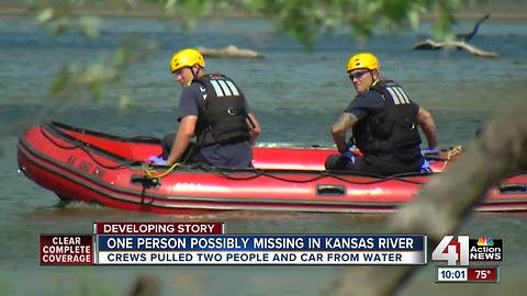 2 people pulled from Kansas River in Lawrence